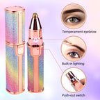2 in 1 Eyebrow Trimmer & Facial Hair Remover
