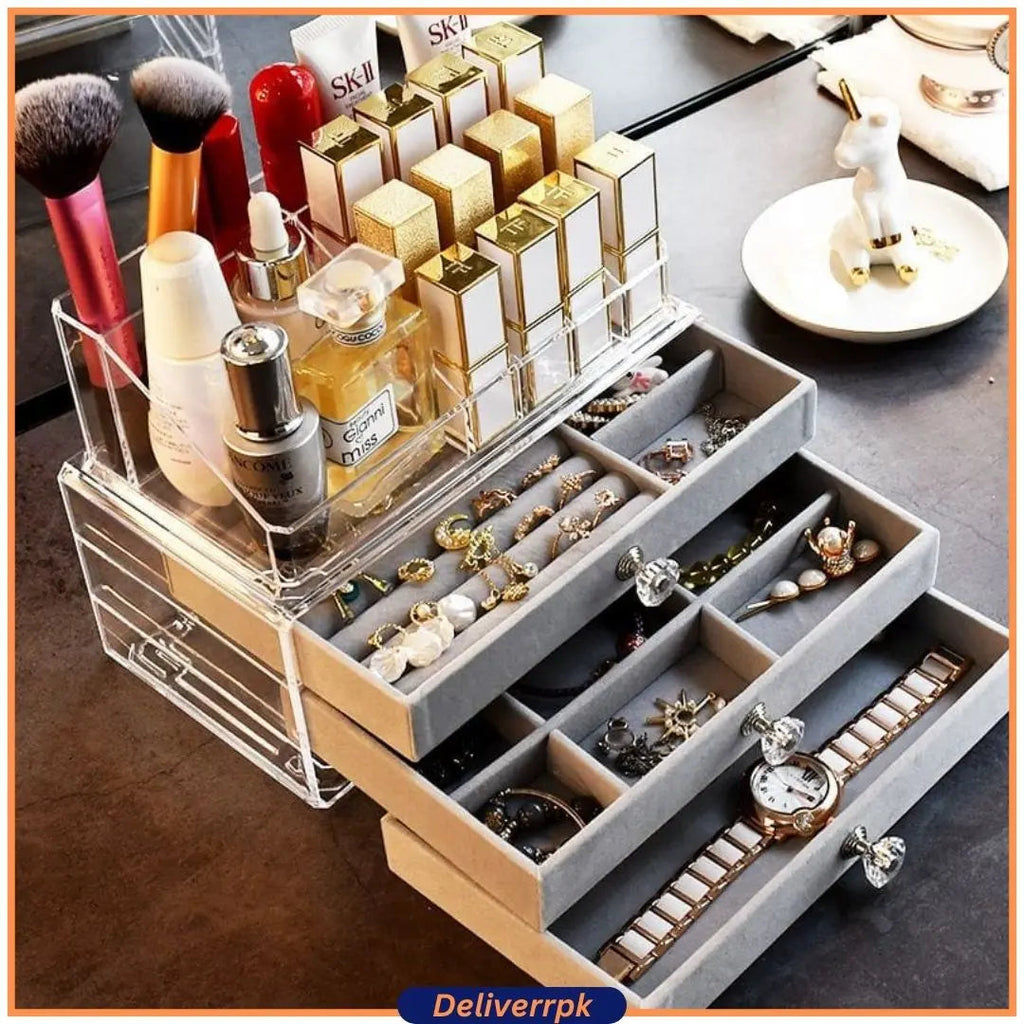 3 Drawer Cosmetic Organizer