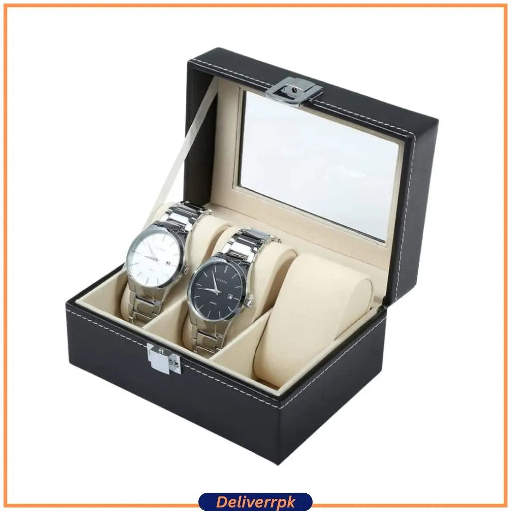 Three Slot Watch Box