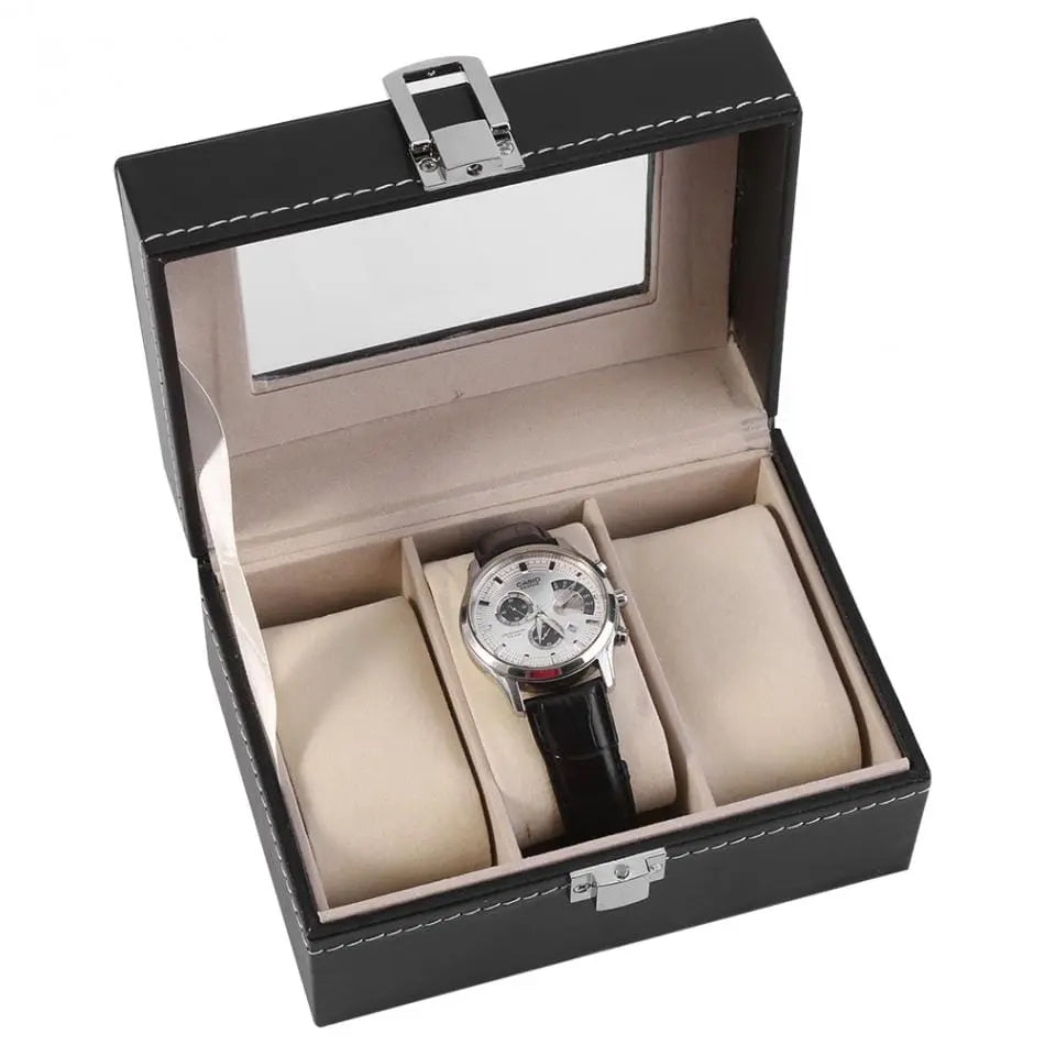 Three Slot Watch Box