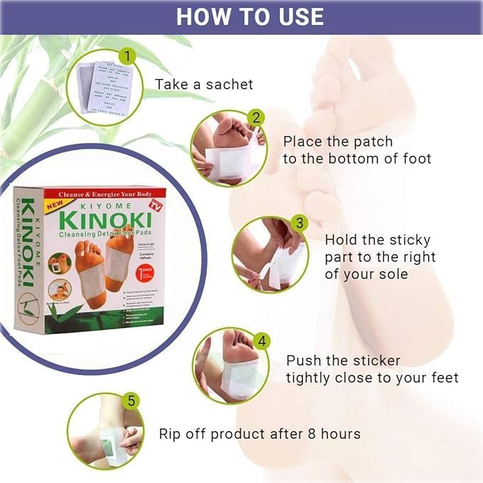 [FREE DELIVERY] Kinoki Cleansing Detox Foot Patches