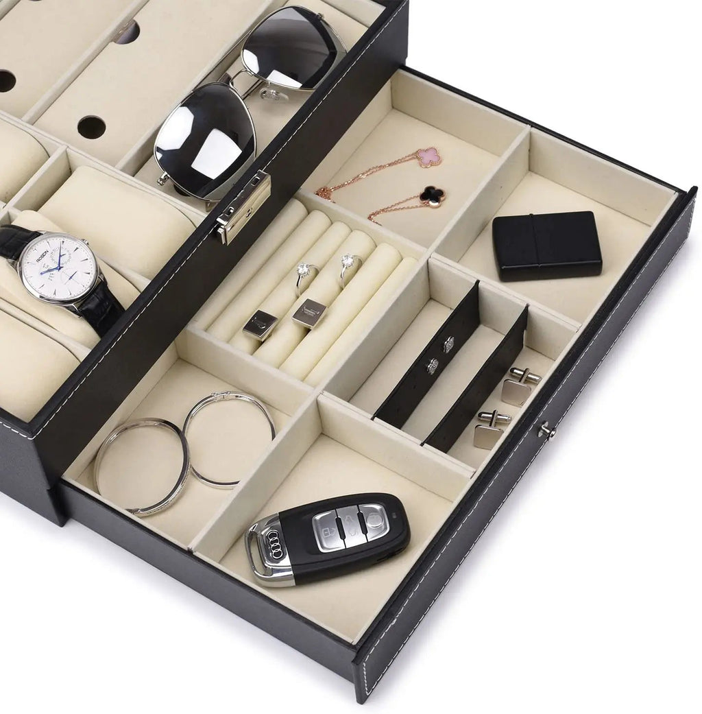 6 slots watch box Jewelry Organizer