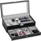 6 slots watch box Jewelry Organizer