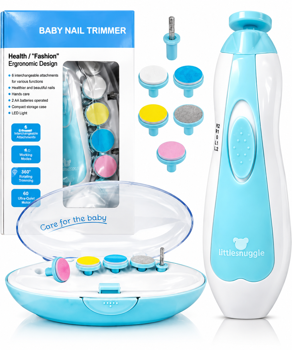 5 in 1 Electric Baby Nail Trimmer Kit 💙