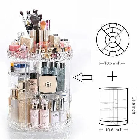 Diamond Makeup Organizer