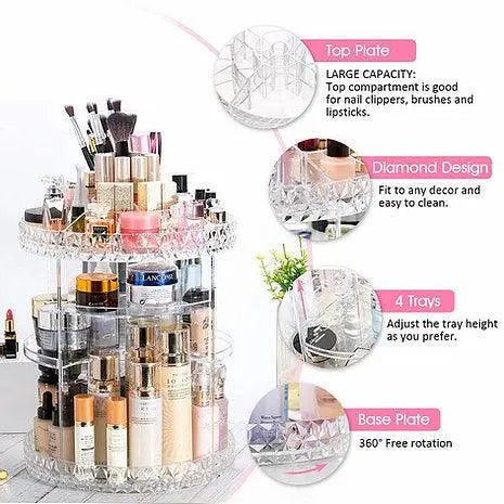Diamond Makeup Organizer