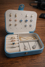 Double Layer Travel Jewelry Organizer