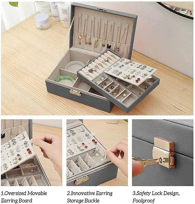 Jewellery Organizer Box 2 Layers (HQ)