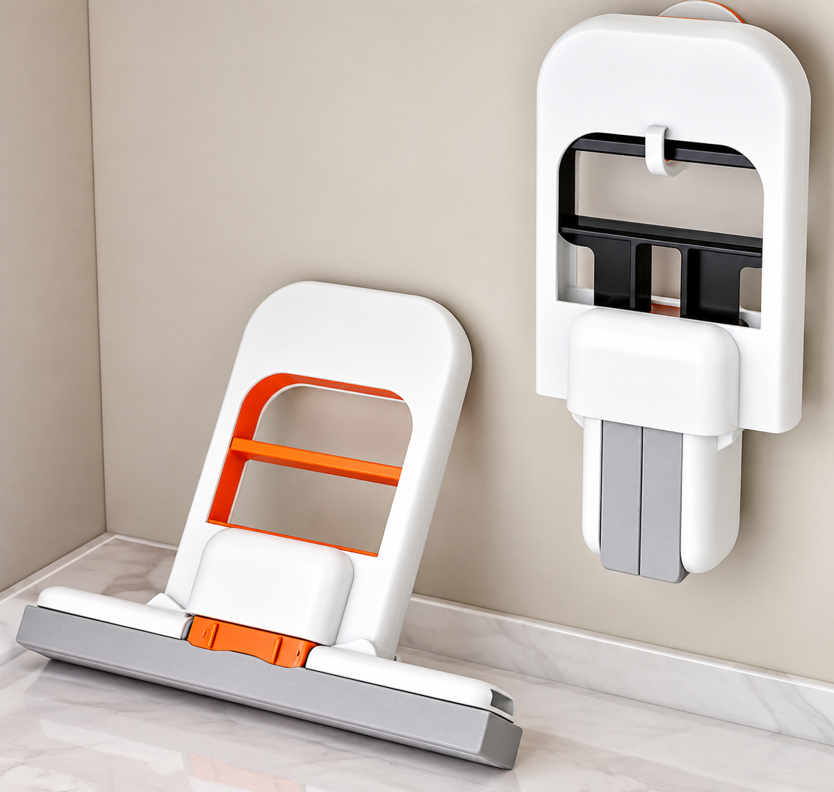 Portable Hands-Free Mini Floor Mop for Easy Cleaning