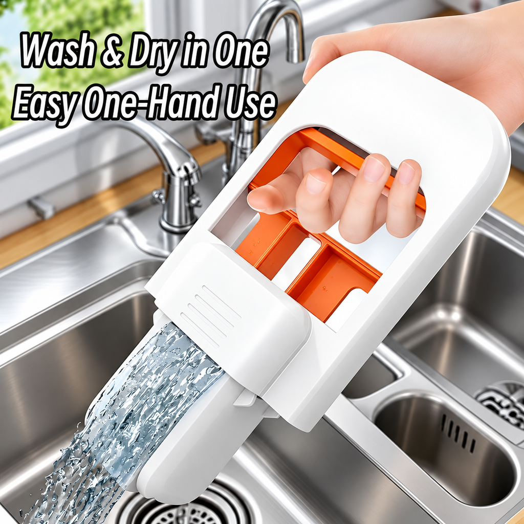 Portable Hands-Free Mini Floor Mop for Easy Cleaning