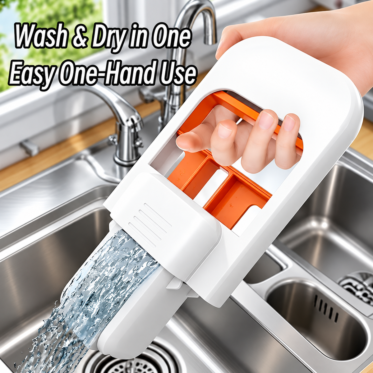 Portable Hands-Free Mini Floor Mop for Easy Cleaning