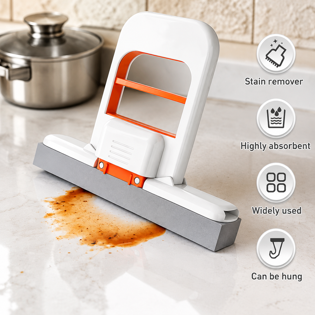 Portable Hands-Free Mini Floor Mop for Easy Cleaning