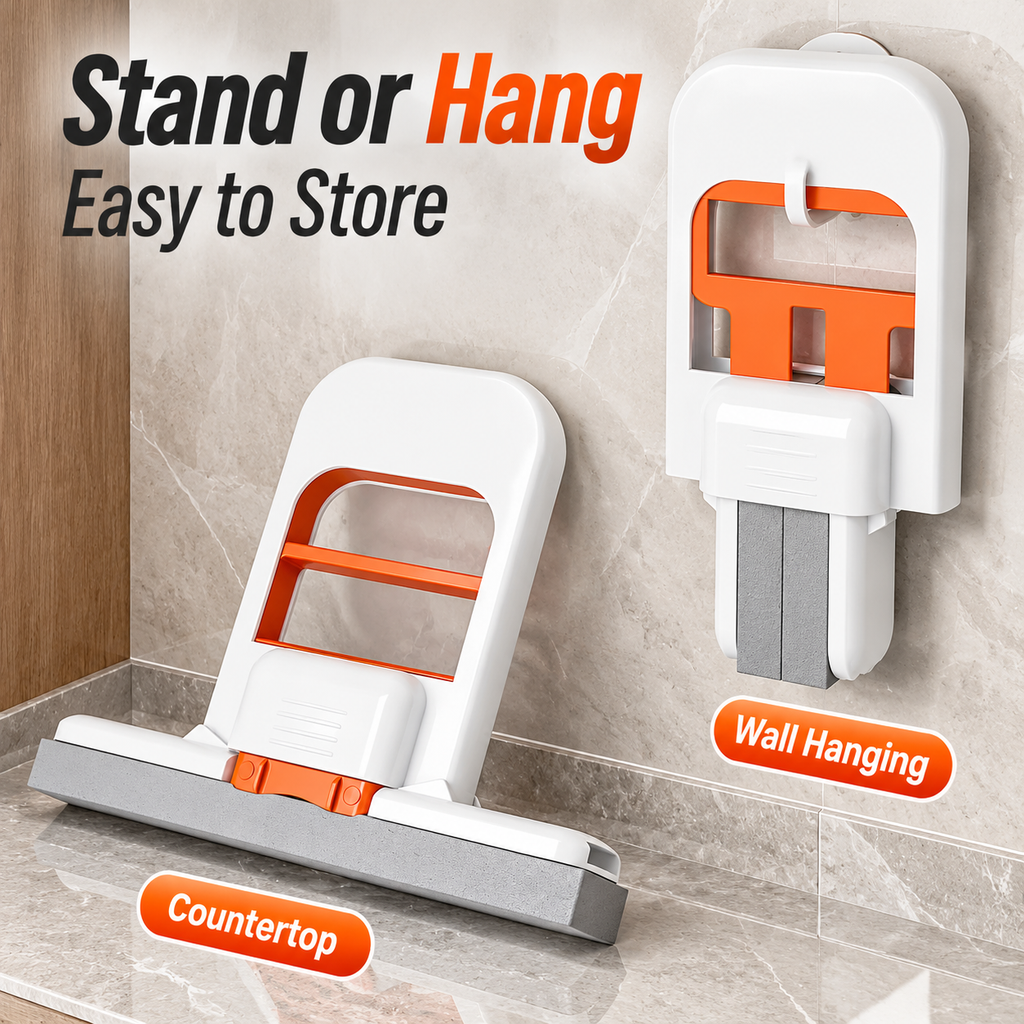 Portable Hands-Free Mini Floor Mop for Easy Cleaning