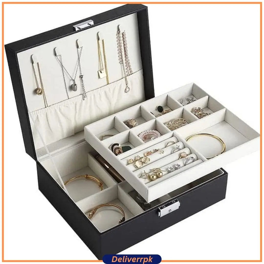 Two Layer Jewelry Storage Box