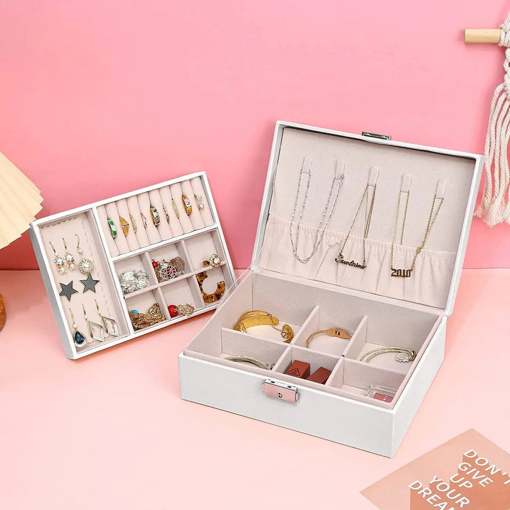 Two Layer Jewelry Storage Box