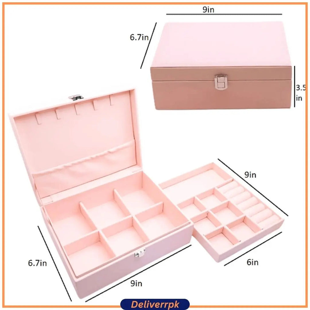Two Layer Jewelry Storage Box