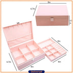 Two Layer Jewelry Storage Box