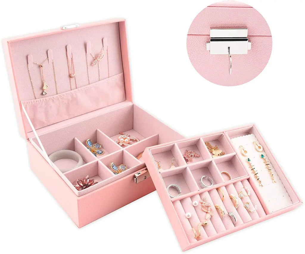 Two Layer Jewelry Storage Box