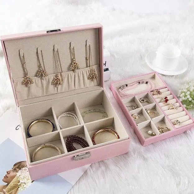 Two Layer Jewelry Storage Box