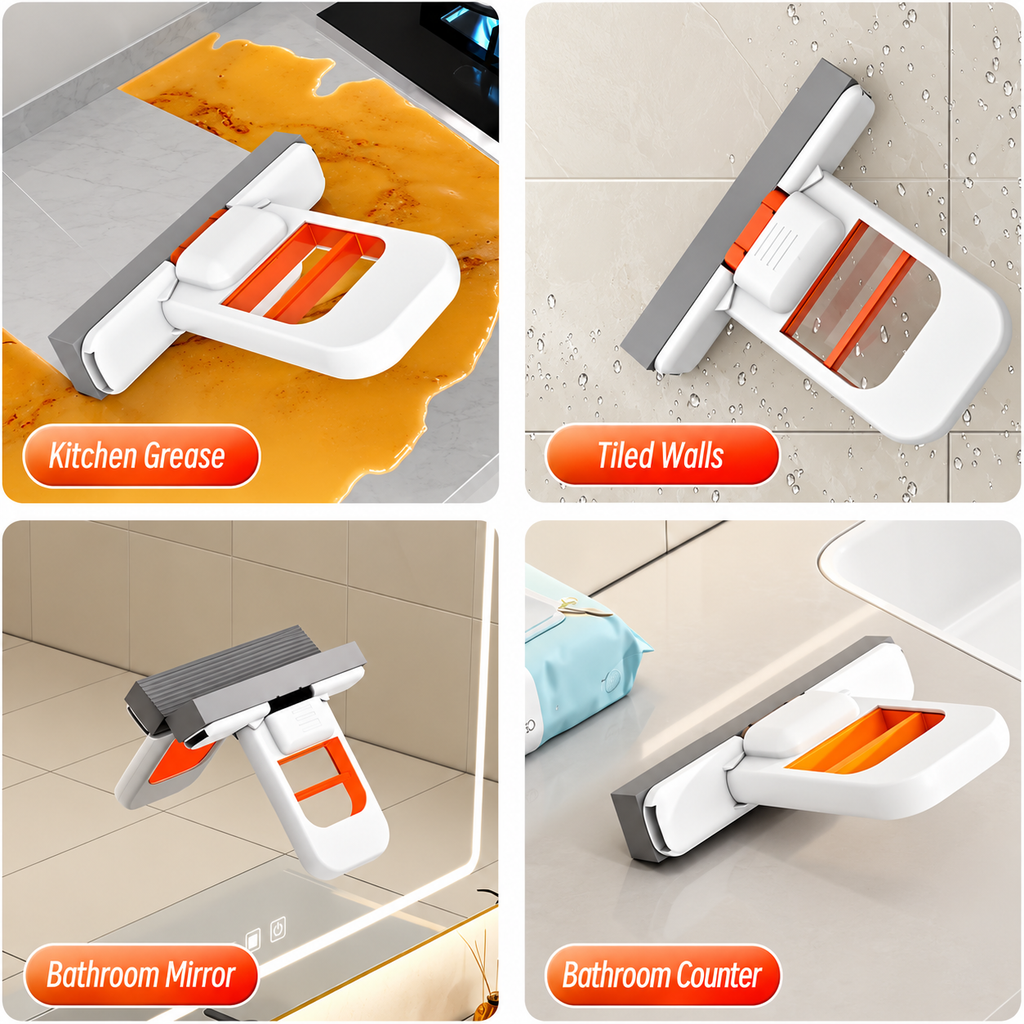 Portable Hands-Free Mini Floor Mop for Easy Cleaning