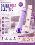 BLAWLESS 2-in-1 Electric Shaver & Trimmer – USB Rechargeable Double Head Hair Remover 💜